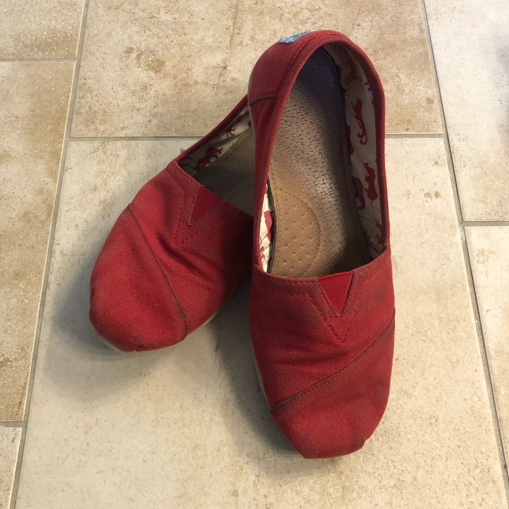 Toms Classic Red Canvas